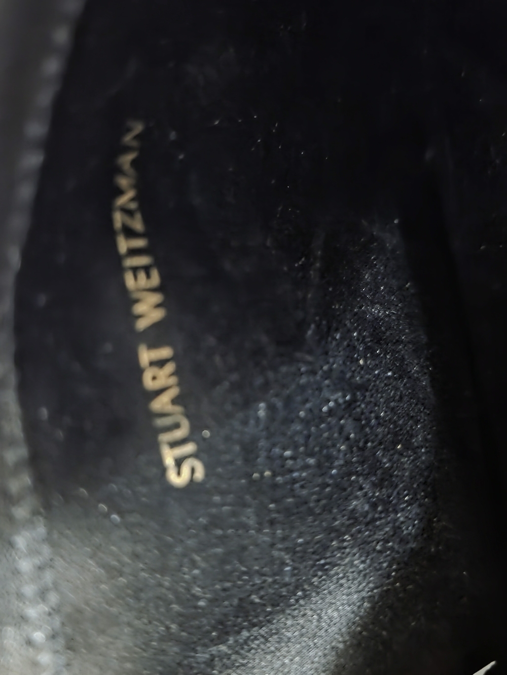 Stuart Weitzman Tall Black Leather Over-the-Knee Boots - Picture 14 of 16